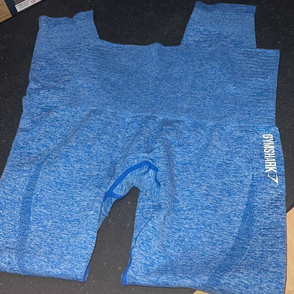 Gymshark OG energy seamless leggings blue, size small